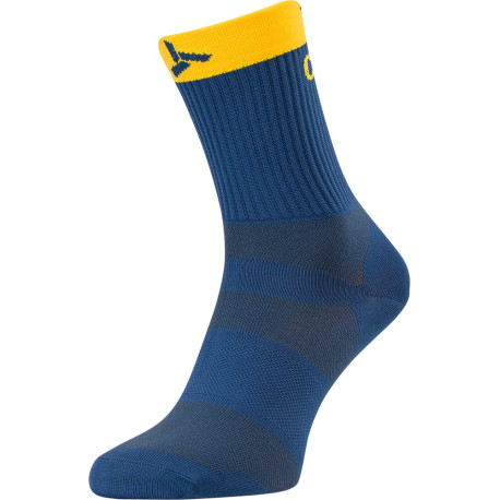 Vyšší cyklistické ponožky ORATO UA1660 39-41, navy-yellow