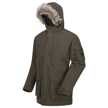 Pánská zimní parka RMP285 Salinger II S, khaki