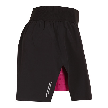 CARRERA SKIRT dámská sportovní sukně 2v1 XL, černá/višňová