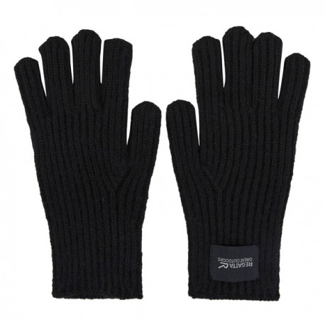 Pletené zimní rukavice Connora Gloves RUG021 S/M, black